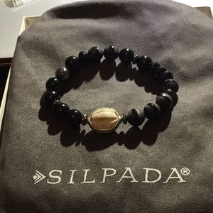 SILPADA BLACKBOARD STRETCH BRACELET